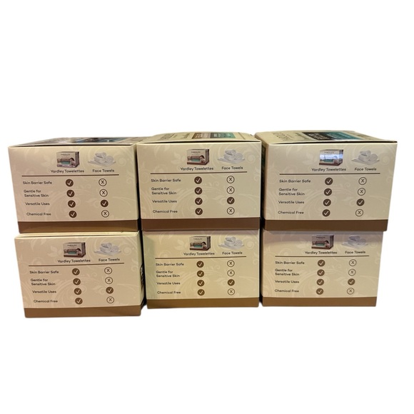 Yardley  Fresh Dry Facial 120 Towelettes/ 6 boxes - Picture 3 of 5